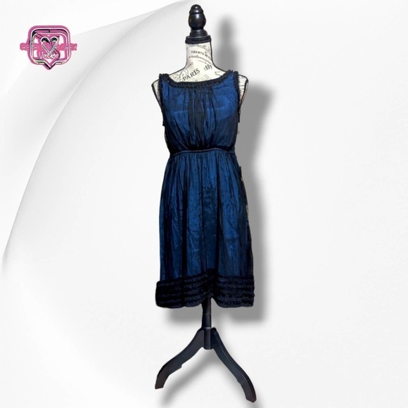 Anthropologie Moulinette Soeurs Whimsygoth Witchy Chiffon Dress, XS - Picture 5 of 11